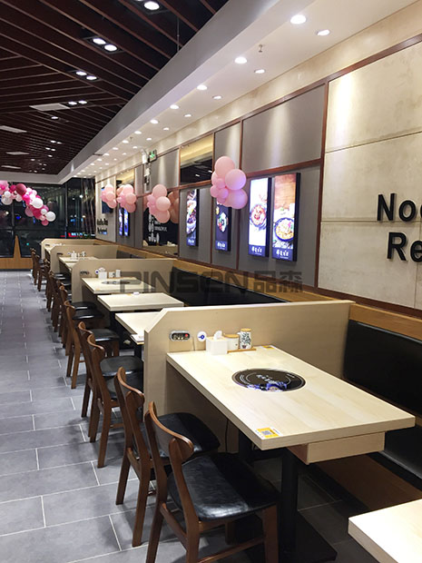 果樹(shù)面韓式料理桌椅定制