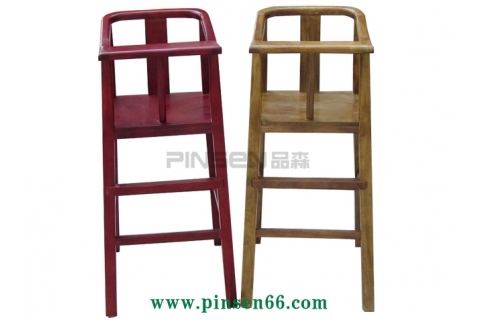 簡約實(shí)木兒童BB餐椅