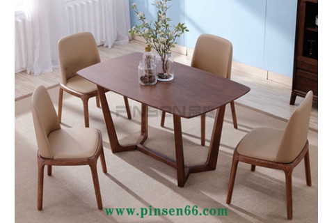 北歐休閑簡(jiǎn)約實(shí)木餐桌椅-北歐餐桌椅定制廠家