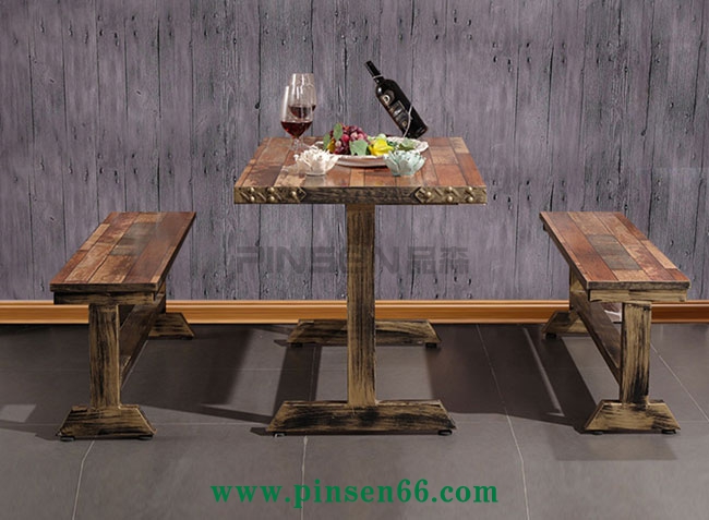 實(shí)木西餐廳餐桌椅