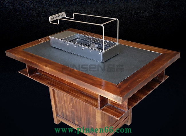 自動(dòng)翻轉(zhuǎn)燒烤桌